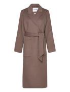 Belted Double Face Coat Brown IVY OAK