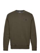 Marled Double-Knit Sweatshirt Khaki Polo Ralph Lauren