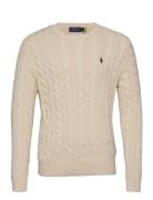 Cable-Knit Cotton Sweater Cream Polo Ralph Lauren