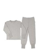 Two Pcs Pyjamas Classic Grey Geggamoja