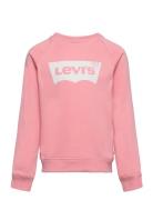 Levi's® Key Item Logo Crewneck Long Sleeve Tee Pink Levi's