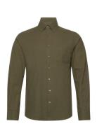 Bs Floyd Casual Slim Fit Shirt Khaki Bruun & Stengade