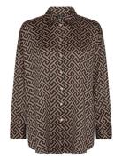 Vmdaisy Das Ls Over Shirt Wvn Brown Vero Moda