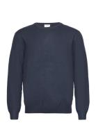 Ecovero O-Neck Knit Navy Lindbergh