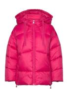 Letizia Hooded Puffa Pink GUESS Jeans