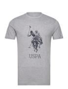 Uspa T-Shirt Frederik Men Grey U.S. Polo Assn.