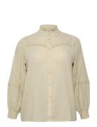 Kcsilla Shirt Khaki Kaffe Curve