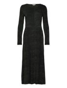 Objtula L/S Long Dress 129 Black Object