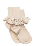 Lea Socks - Lace Cream Mp Denmark