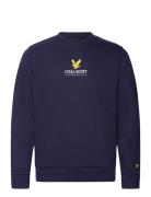 Eagle Logo Sweatshirt Navy Lyle & Scott