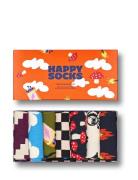 7-Pack A Wild Week Socks Gift Set Red Happy Socks