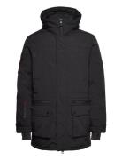 City Padded Parka Jacket Black Superdry