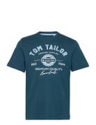 Logo Tee Green Tom Tailor