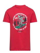 Jorchristmas Skull Tee Ss Crew Neck Jnr Red Jack & J S