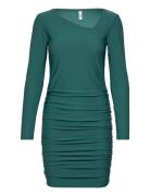 Onlsansa L/S Assymetric Dress Jrs Green ONLY