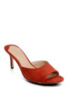 Lyanna Suede Sandal Red Lauren Ralph Lauren