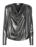 Maddixgz Sl Blouse Silver Gestuz