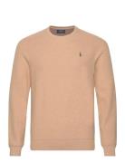 Textured Cotton Crewneck Sweater Beige Polo Ralph Lauren
