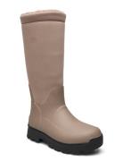 Wonderwelly Atb Fleece-Lined Roll-Down Rain Boots Beige FitFlop