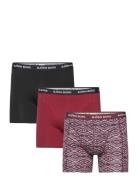 Cotton Stretch Boxer 3P Burgundy Björn Borg