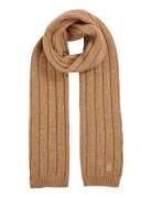 Th Timeless Scarf Brown Tommy Hilfiger