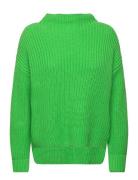 Slfselma Ls Knit T-Neck Green Selected Femme