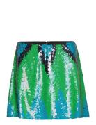 Emin Embellished Skirt Green French Connection