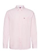 Tjm Reg Oxford Shirt Pink Tommy Jeans
