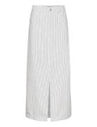 Onlmerle Hw Lon Slit Stripe Skirt Cc Pnt White ONLY