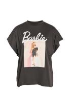 Nmhailey S/S Barbie T-Shirt License Fwd Black NOISY MAY