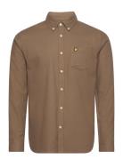 Plain Flannel Shirt Khaki Lyle & Scott