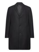 Recycled Wool Cashmere Coat Black Calvin Klein