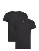 V-Neck T-Shirt 2-Pack Black GANT