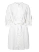 Mschabiella 3/4 Shirt Dress White MSCH Copenhagen