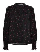 Mschvinaya Ladonna Shirt Aop Black MSCH Copenhagen