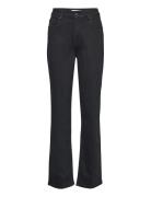 Pzemma Hw Jeans Medium Straight Leg Black Pulz Jeans