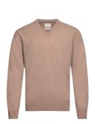 Superfine Lambswool V-Neck Beige GANT