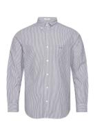 Reg Poplin Stripe Shirt Navy GANT