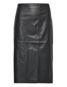 Carheidi Hanna Faux Leather Skirt Otw Black ONLY Carmakoma