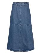 A-Line Denim Skirt Blue Mango