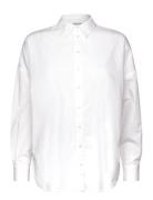 Slfdina-Sanni Ls Shirt Noos White Selected Femme
