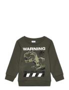 Nmmnat Jurassic Sweat Bru Noos Sky Green Name It