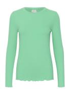 Kadrew Ls T-Shirt Green Kaffe