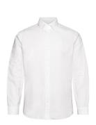 Slhslimrick-Poplin Shirt Ls Noos White Selected Homme