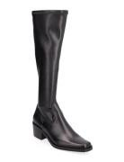 Boots - Block Heel Black ANGULUS