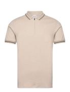 Slhslim-Toulouse Detail Ss Polo Noos Beige Selected Homme