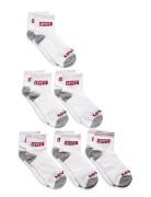 Levi's® Core Ankle Length Socks 6-Pack White Levi's