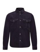 Kody Heavy Corduroy Overshirt Navy Les Deux