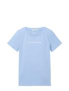 Logo T-Shirt Blue Tom Tailor