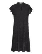 Habiba - Jumbo Stitch Dress Black Rabens Sal R